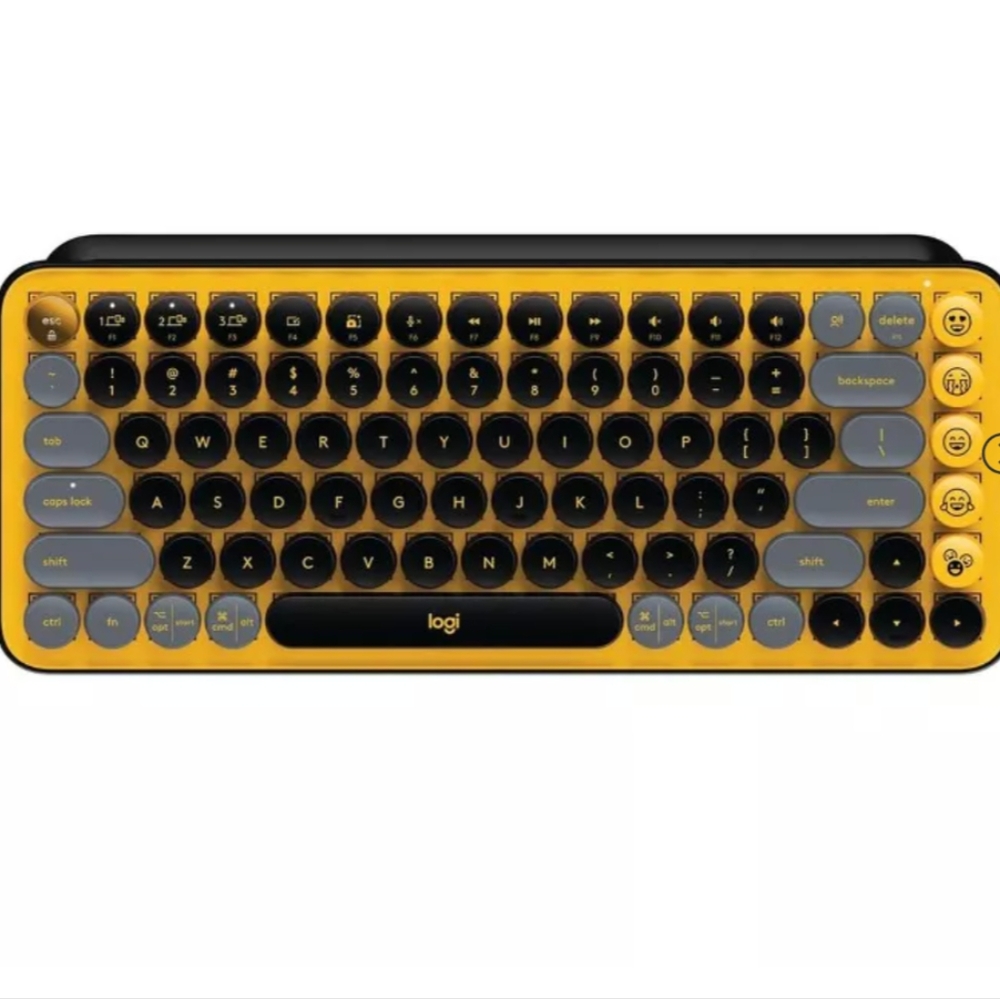 Logitech POP Keys Mechanical Keyboard (Blast Yellow)